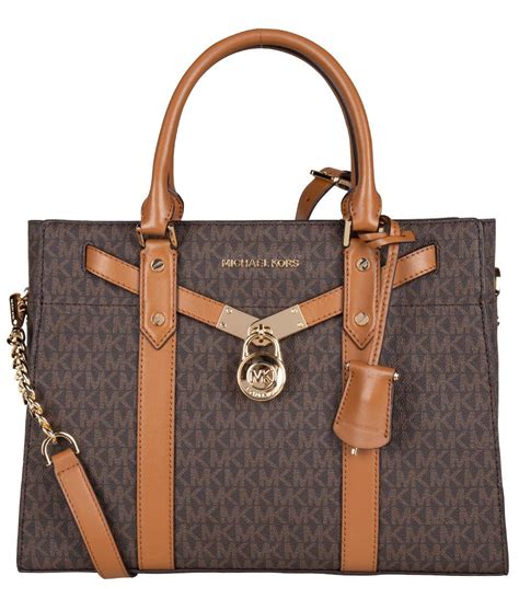 michael kors hamilton large leather shoulder bag|Michael Kors nouveau Hamilton.